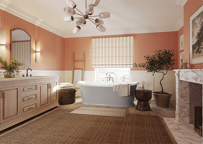 Noble Stripe, Jaffs - Twist&Fit Roman Blind - Image 6